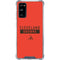 NFL Cleveland Browns Orange Performance Series Galaxy S20 FE Clear Case